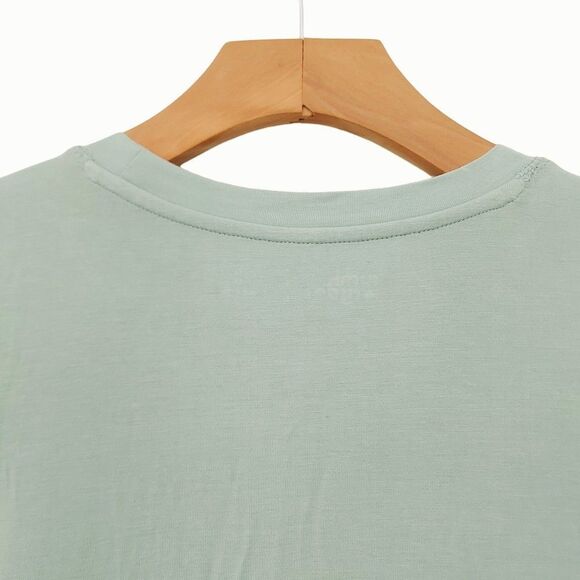 Rumi+Ryder Tee Girls Youth XL 16 Green Long Sleeve Twist Front Soft Fabric - Picture 6 of 12